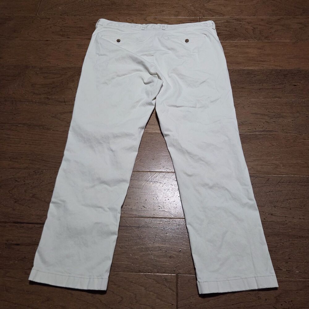 Tommy Bahama Boracay Flat Front Chino Pants Mens 40x30 Khaki Stretch Trousers - Picture 5 of 9